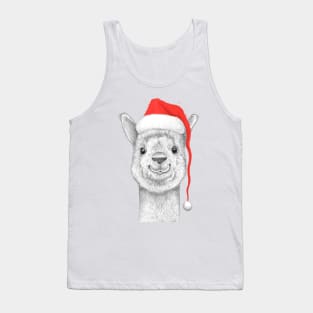 Christmas Alpaca Tank Top